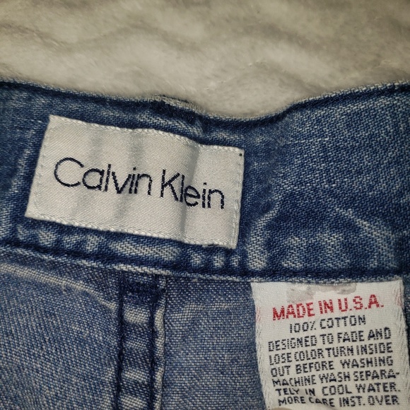 Vintage Calvin Klein Pleated High Waist - Picture 5 of 8